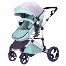 O carrinho de bebê pode sentar-se em duas direções crianças portáteis dobráveis ​​absorvedores de choque de alta paisagem carrinho de bebê recém-nascido para bebês